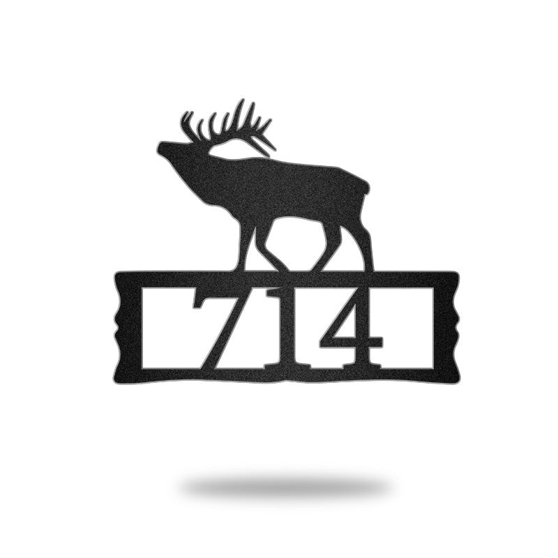 Elk Custom Text Elk Name Metal Sign Metal Wall Art