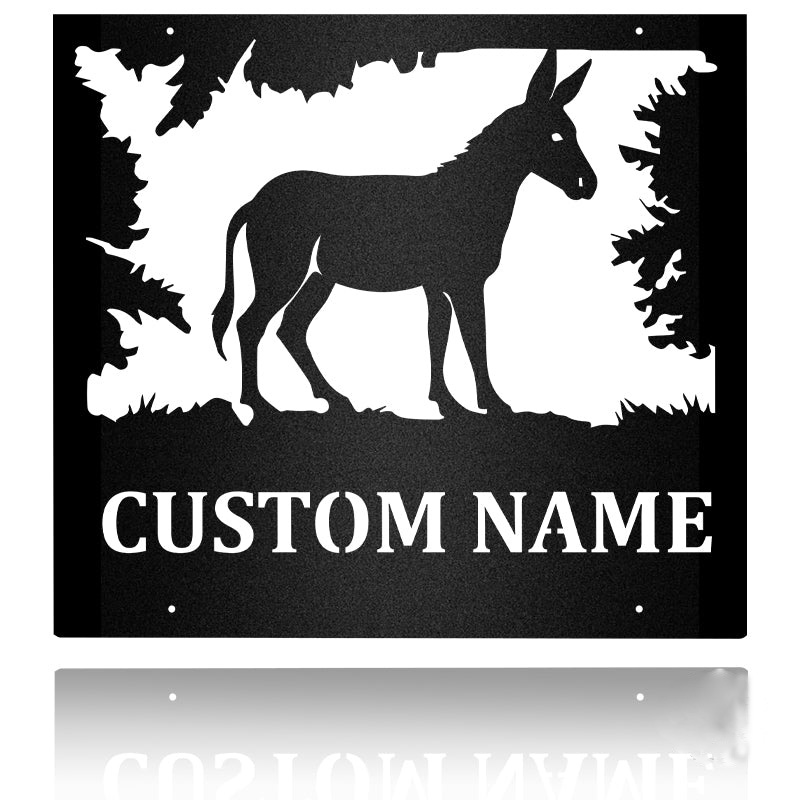 Farm Animal Custom Welcome Farm Sign Metal Wall Art