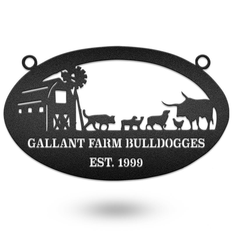 Farm Sign Or Ranch Sign Custom Special Welcome Sign Metal Wall Art Decor