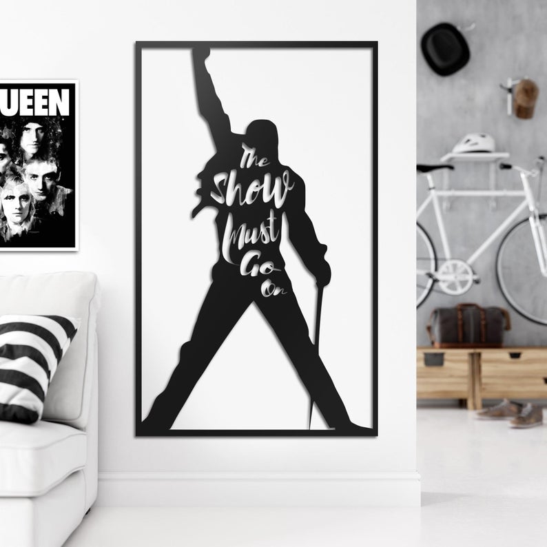 Fre.Ddie Mer.Cury Metal Wall Art