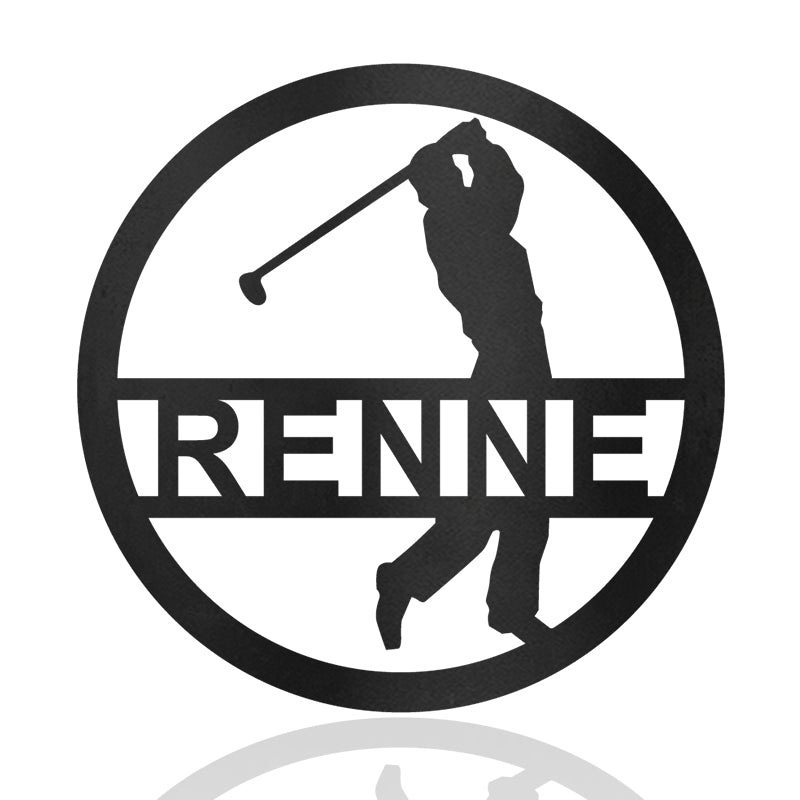 Golf Gifts For Men Metal Wall Art