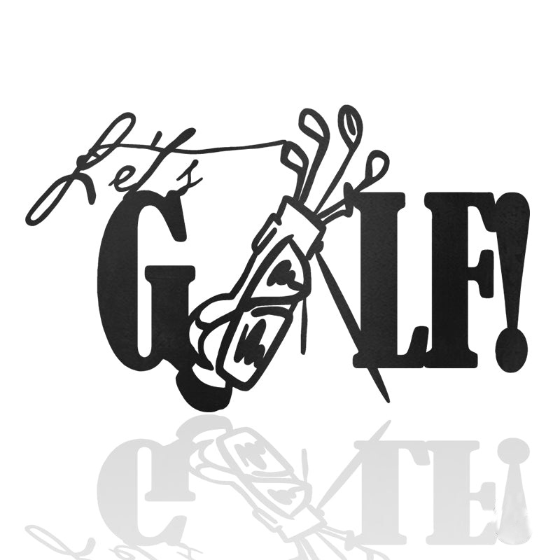 Golf Metal Wall Art