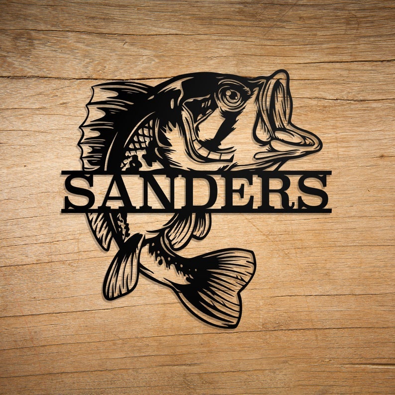 Metal Fish Family Metal Wall Art