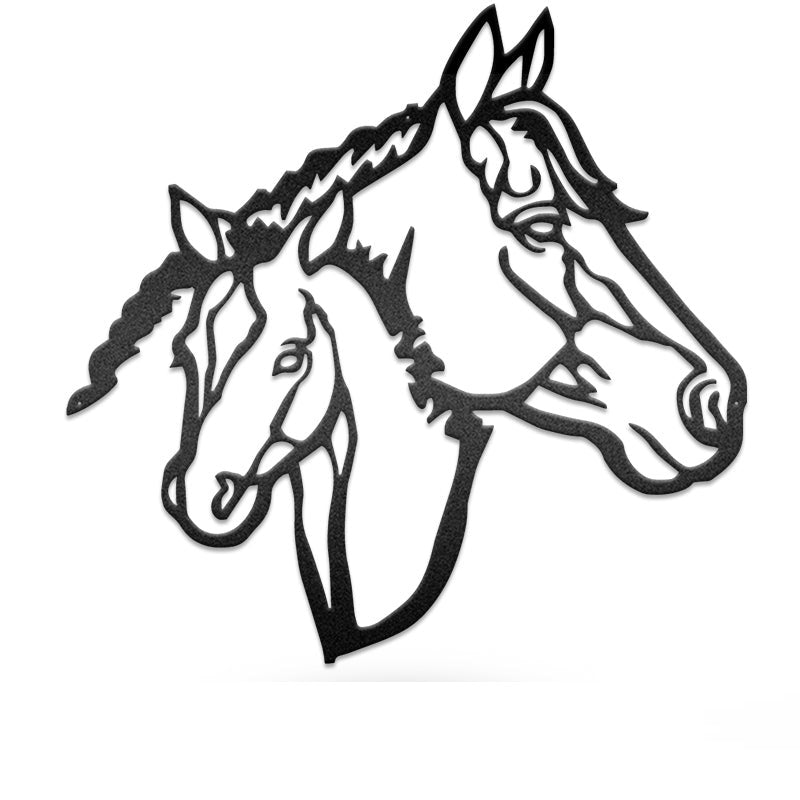 Horse Head Art Personalized Metal Wall Art