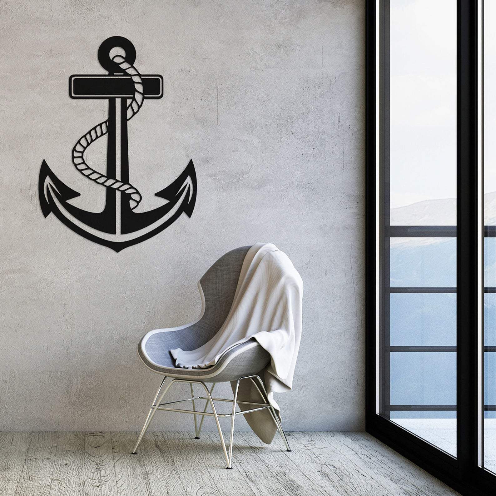 Anchor Metal Wall Art
