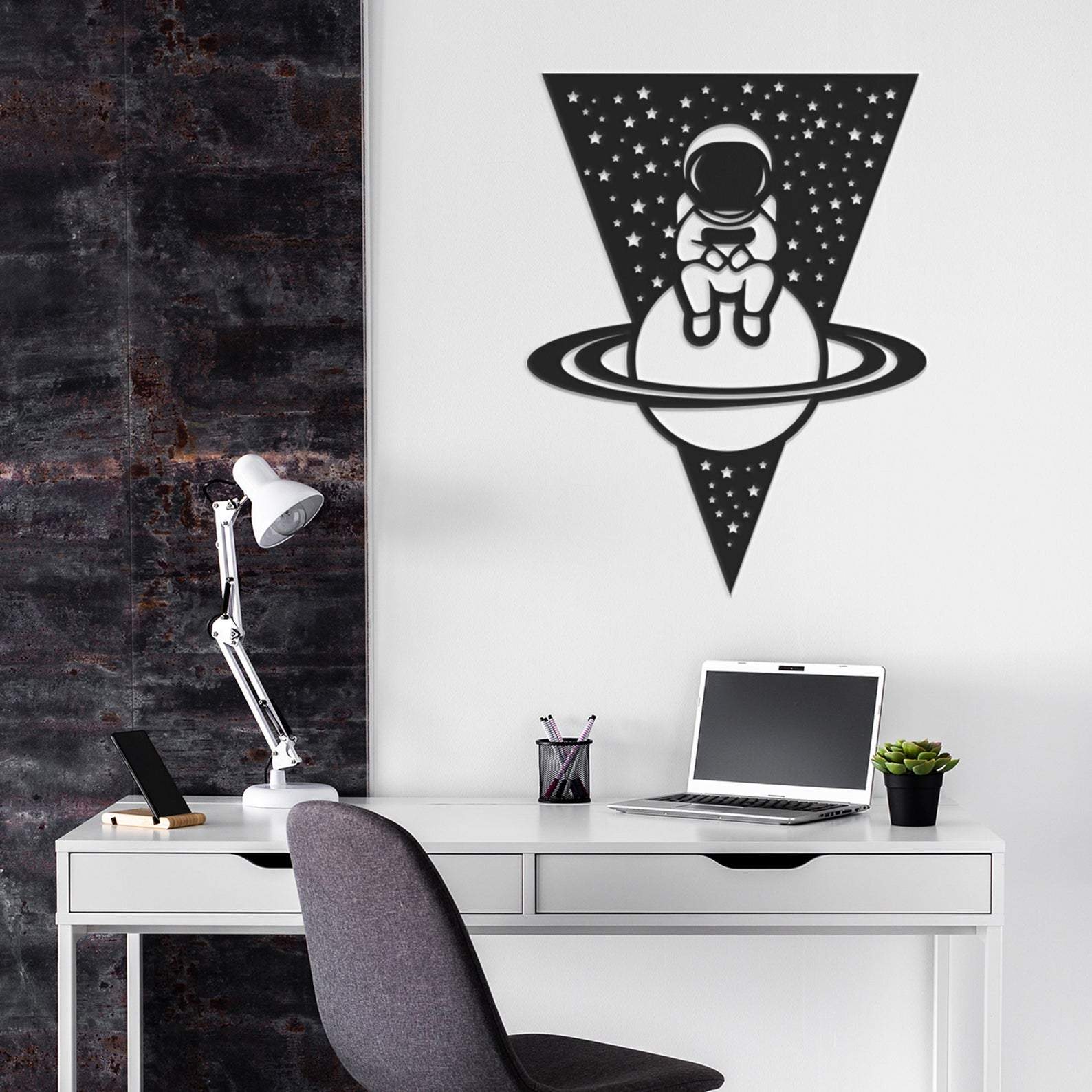 Astronaut Metal Wall Art