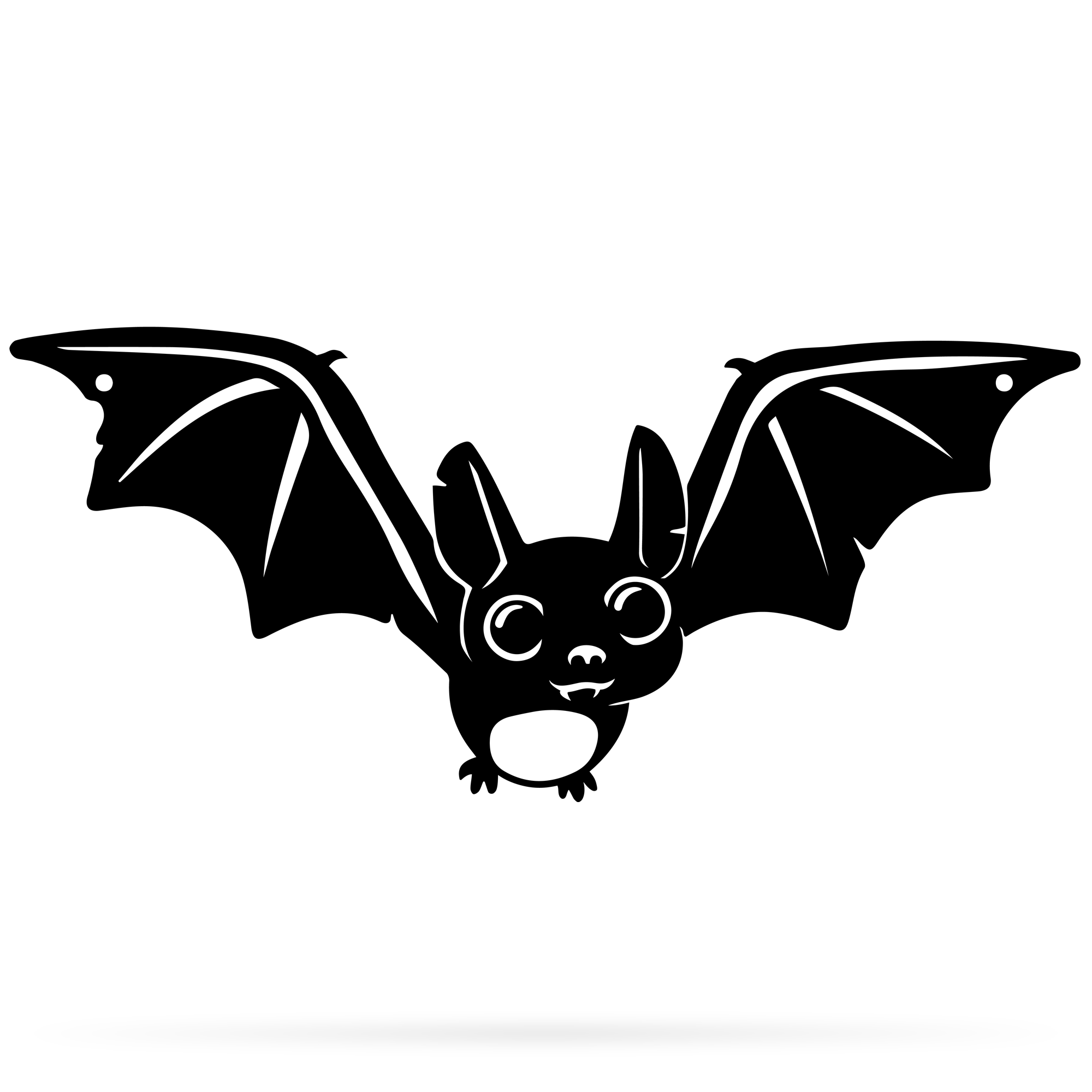 Bat Metal Wall Art
