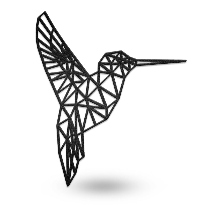 Bird Geometric Metal Wall Art