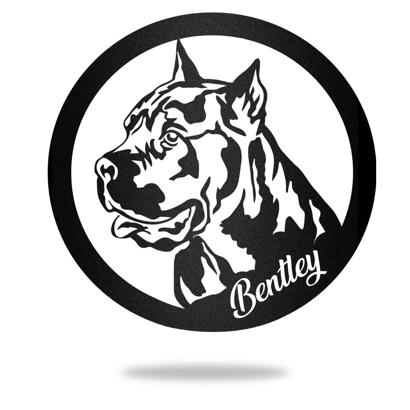 Cane Corso Guard Dog House Sign Metal Wall Art