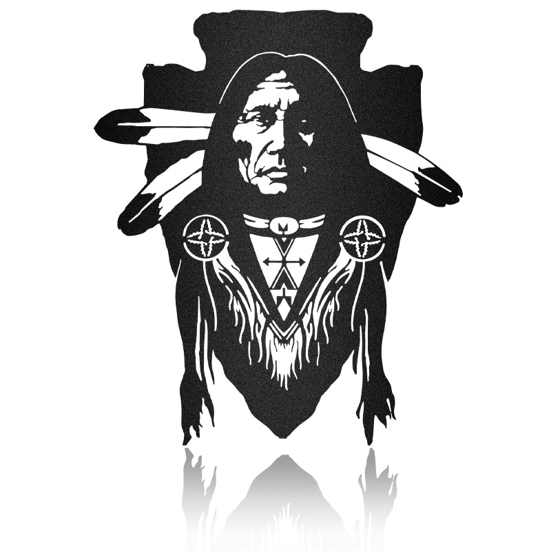 Chiefs Native America Metal Wall Art