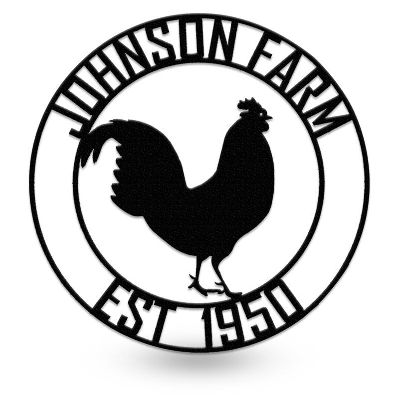 Customized Farm Est Welcome Sign Metal Farm Sign Metal Wall Art