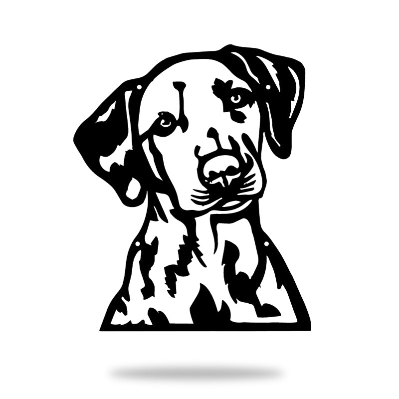 Dalmatian Dog Rustic Dog House Sign Metal Wall Art