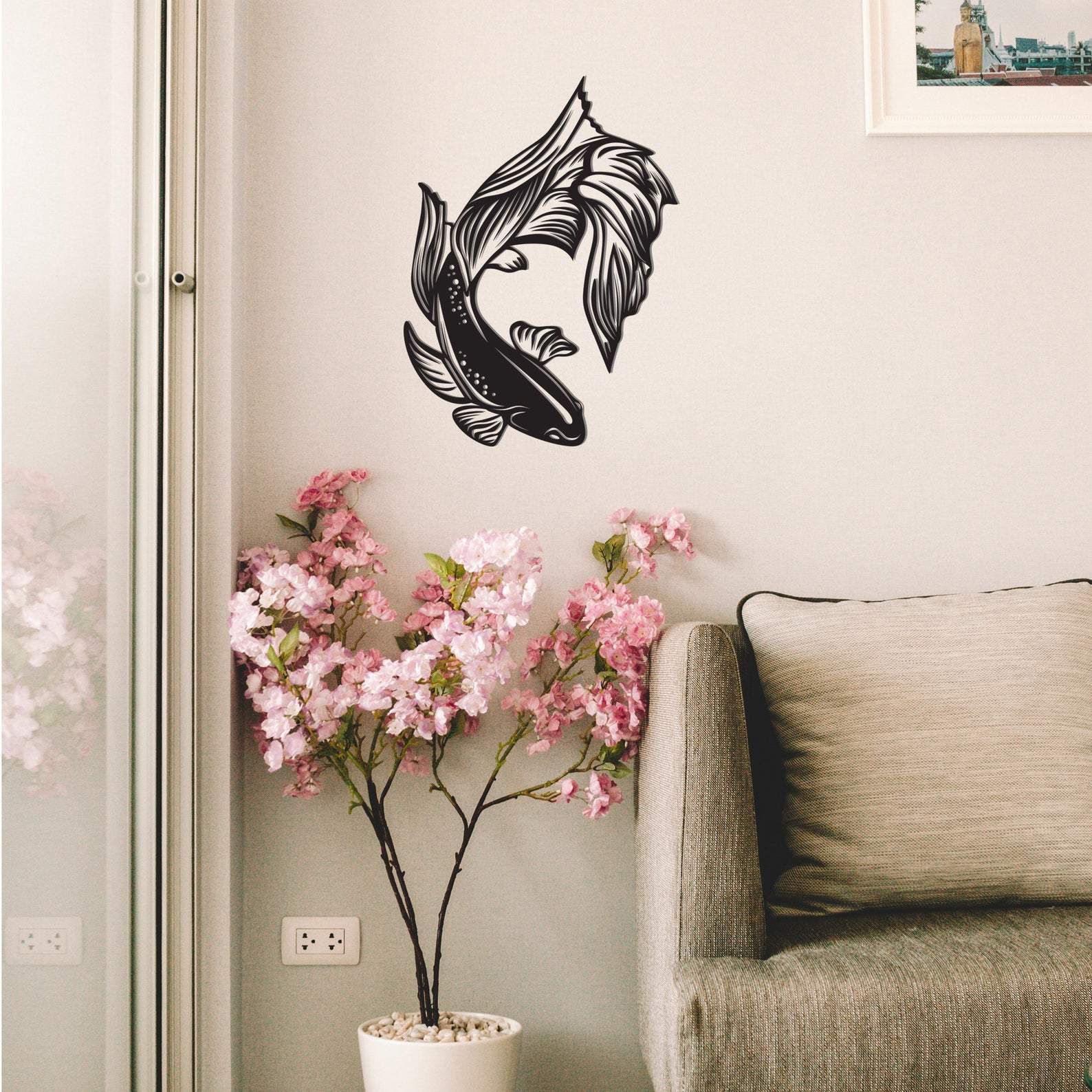 Dancing Fish Metal Wall Art