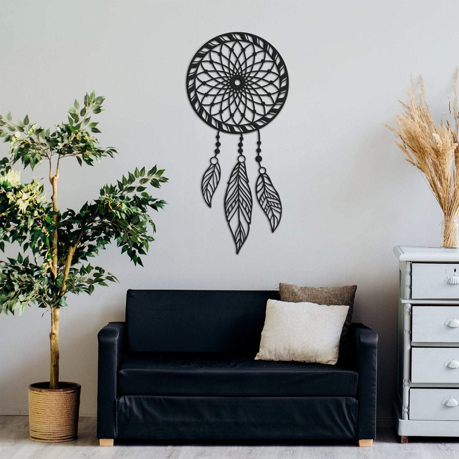 Dream Catcher Metal Wall Art