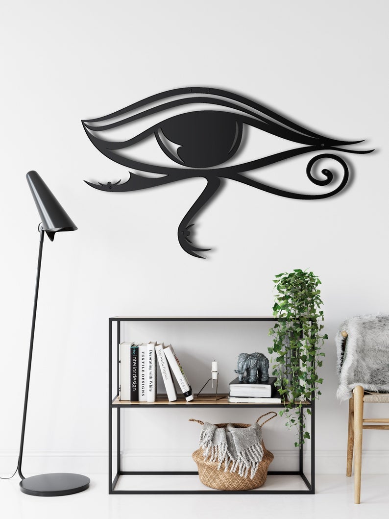 Eye Of Horus 9 Metal Wall Art