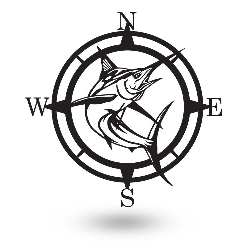 Fishing Trout Name Sign Metal Wall Art Decor