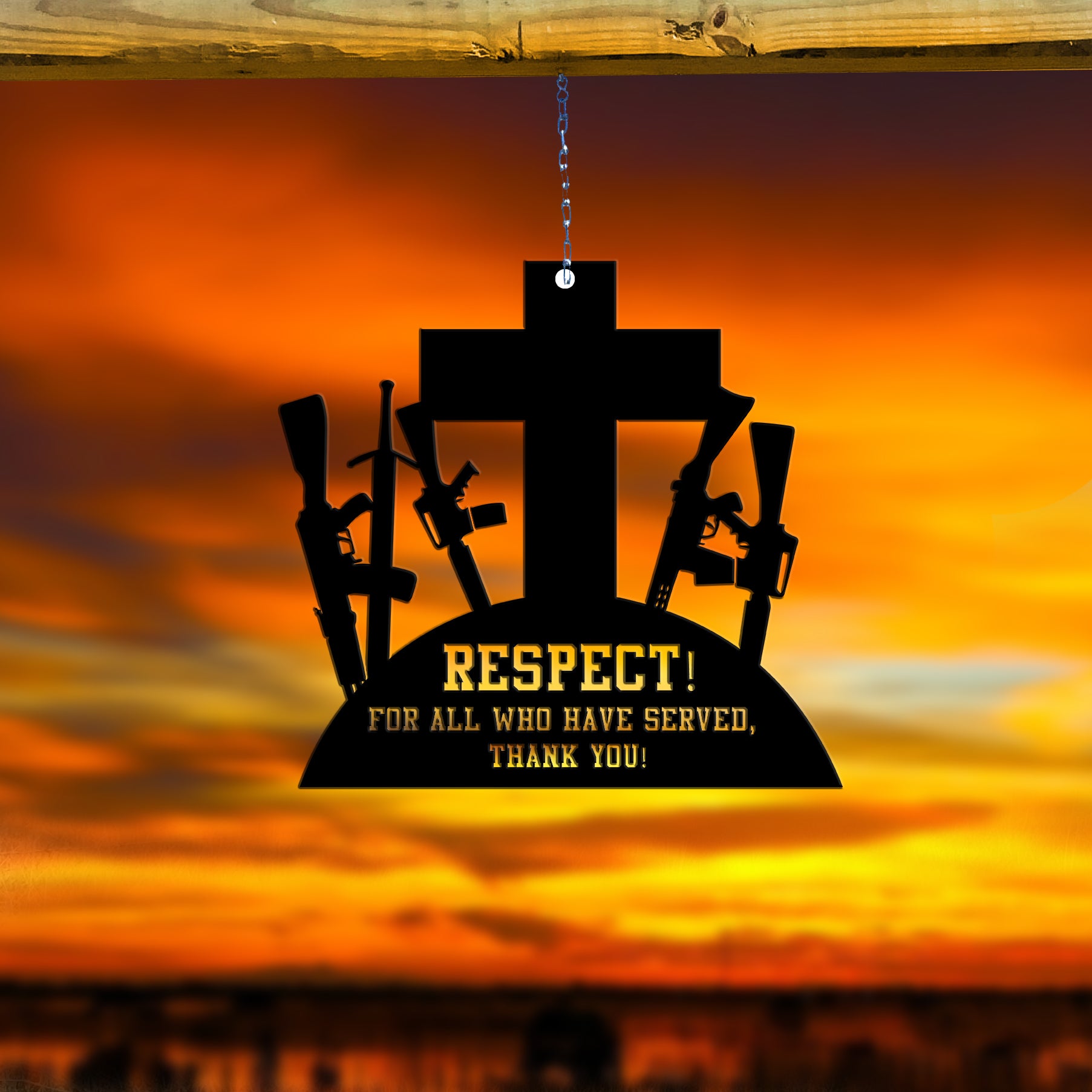 For All Who Have Served, Thank You Metal Wall Art