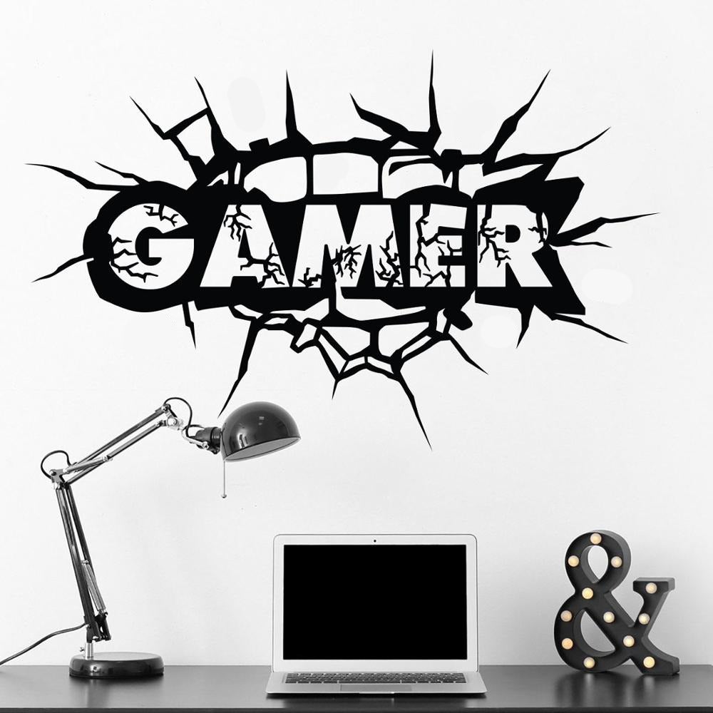 Gamer On Metal Wall Art