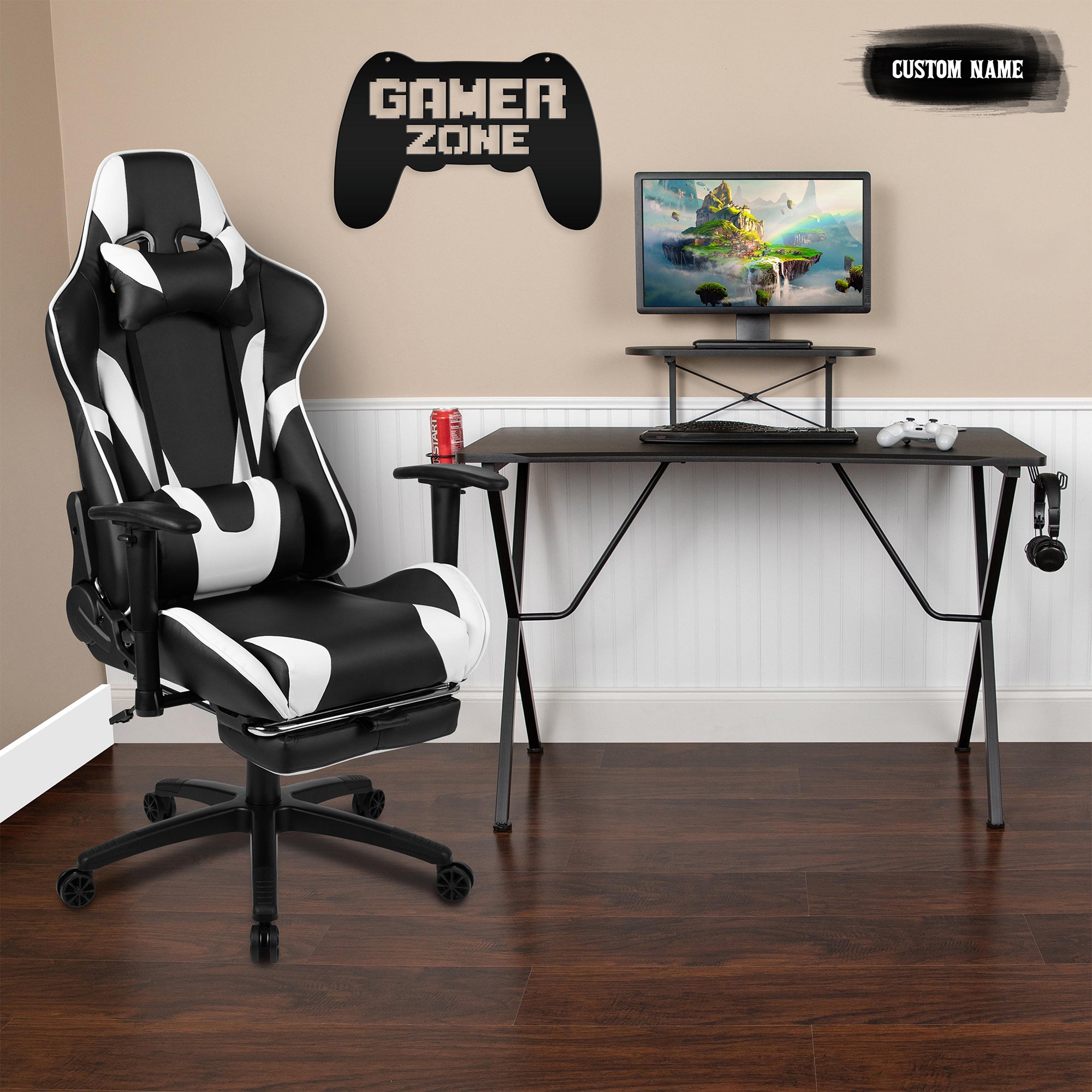Gamer Zone Metal Wall Art