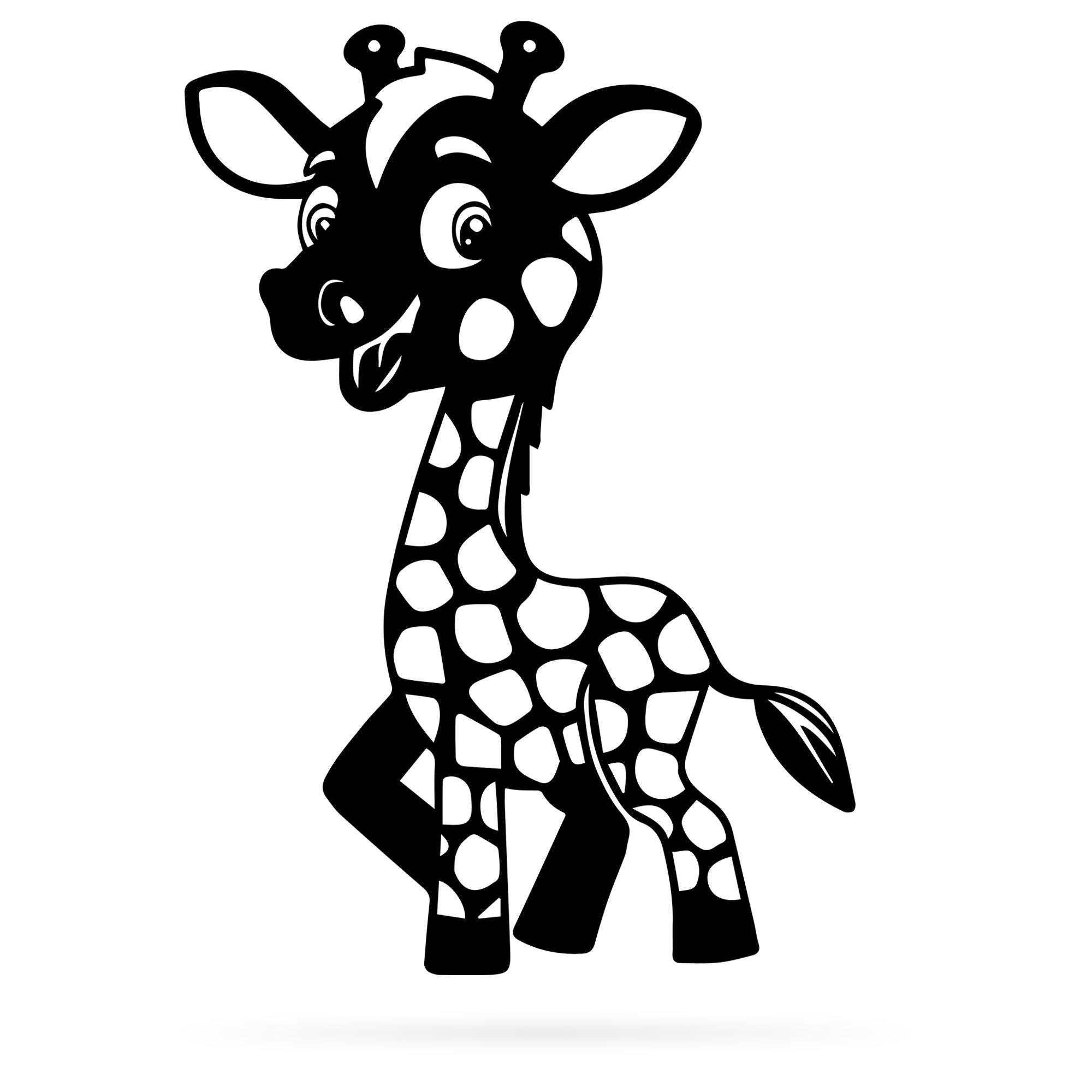 Giraffe Metal Wall Art