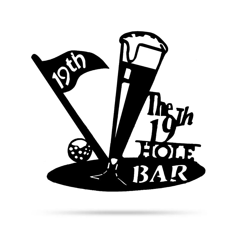 Golf 4 Metal Wall Art