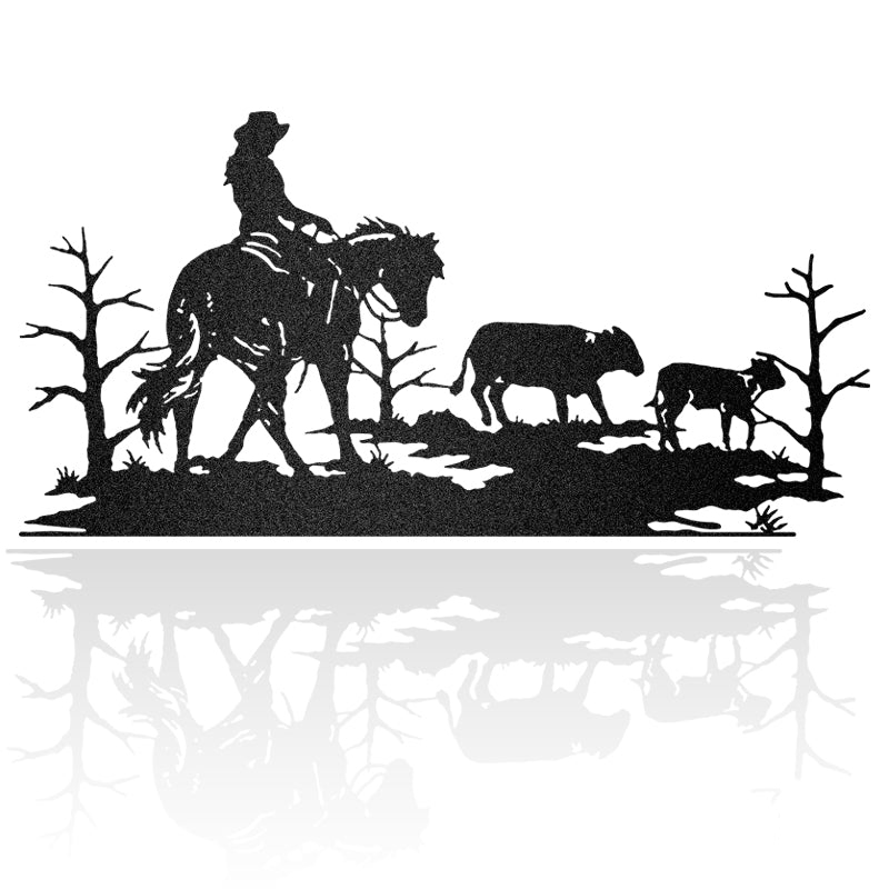 Horse Girl Art Personalized Horse Metal Sign Metal Wall Art