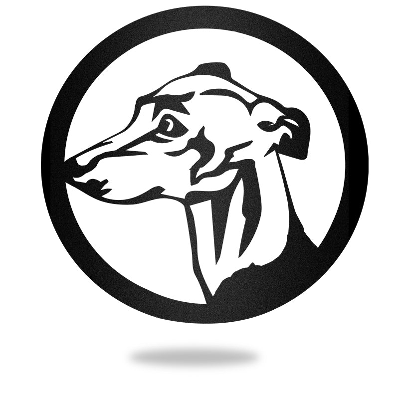 Husky Guard Dog House Sign Metal Wall Art