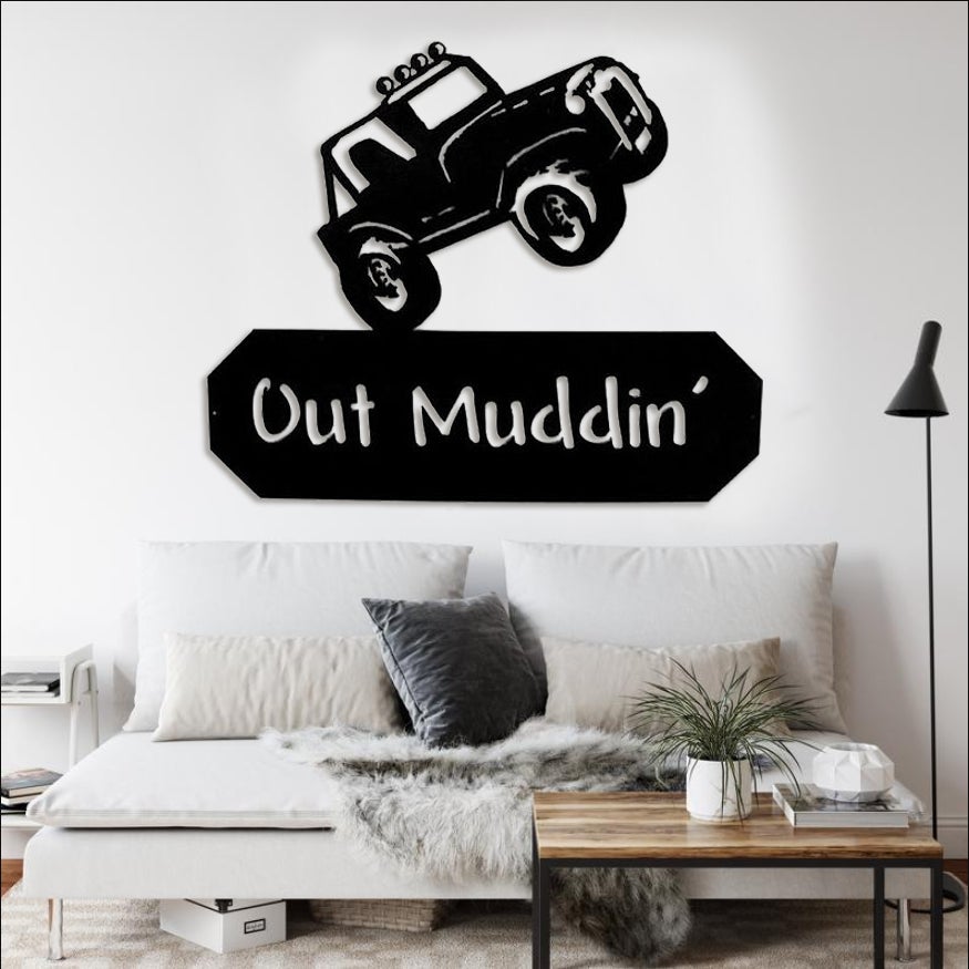 Jeep Car Metal Wall Art