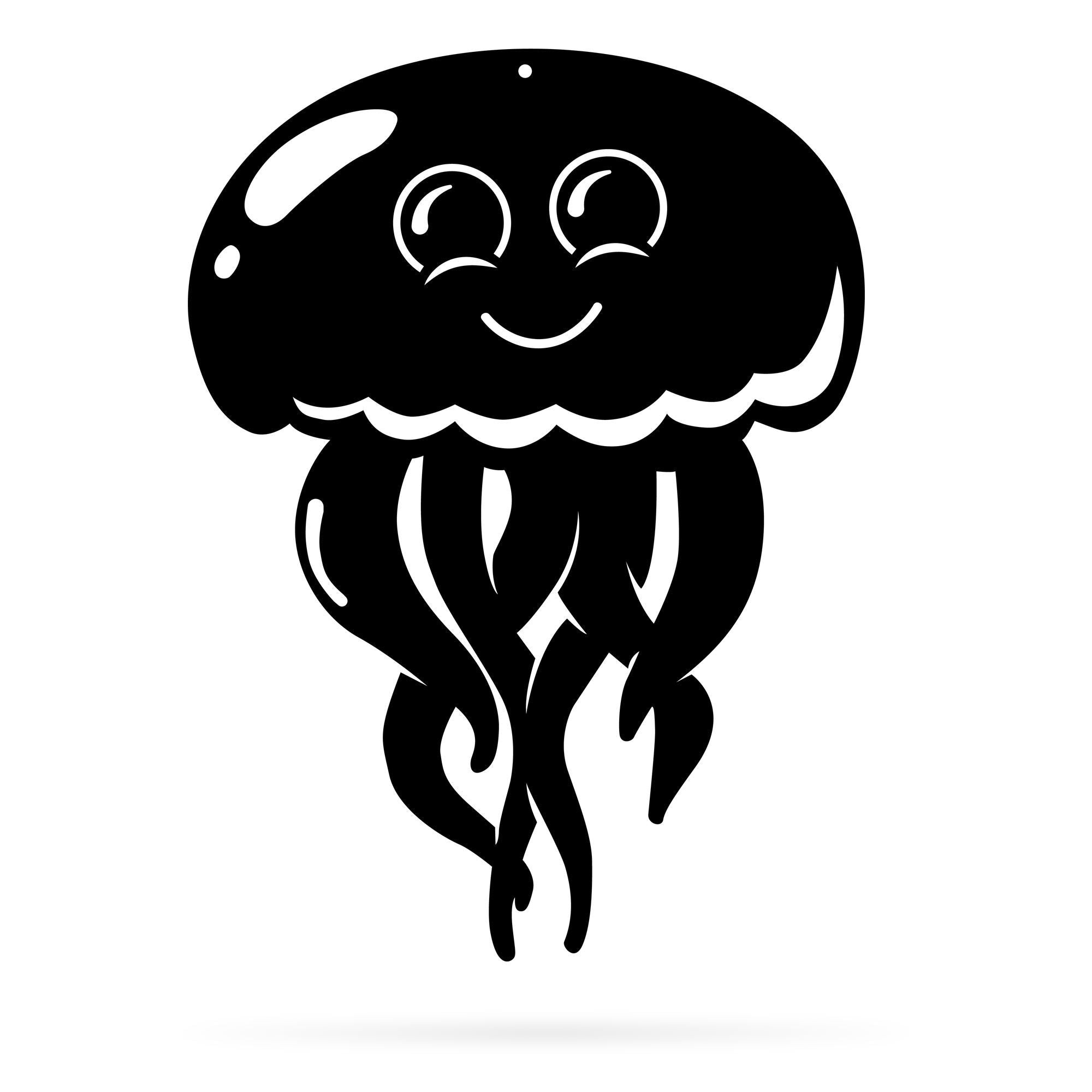 Jellyfish Metal Wall Art