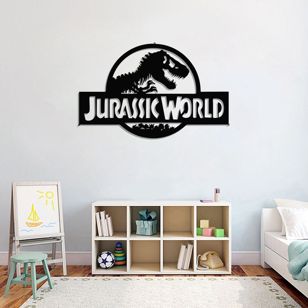 Jurassic World Metal Wall Art