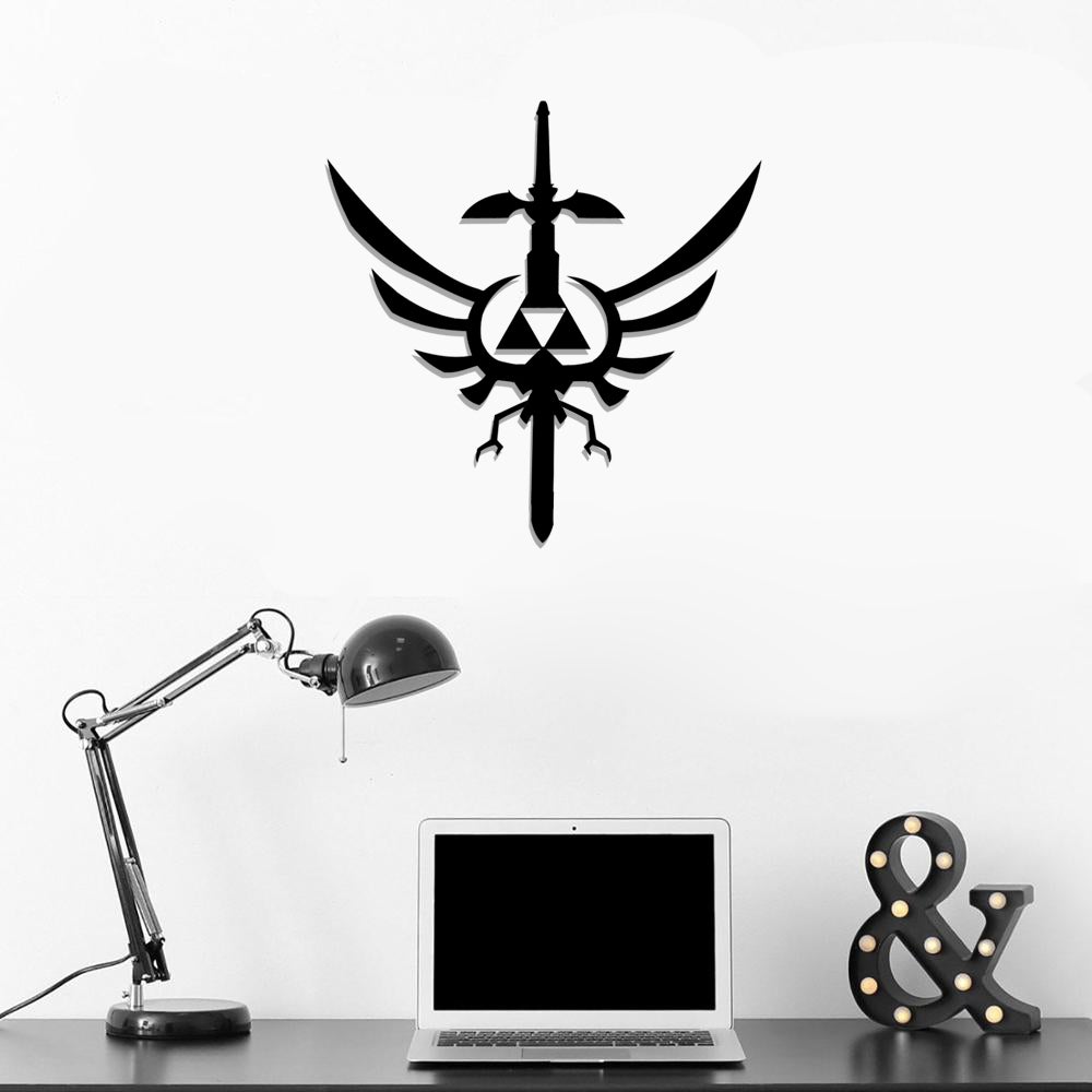 Legend Of Zelda Trifuerza Metal Wall Art