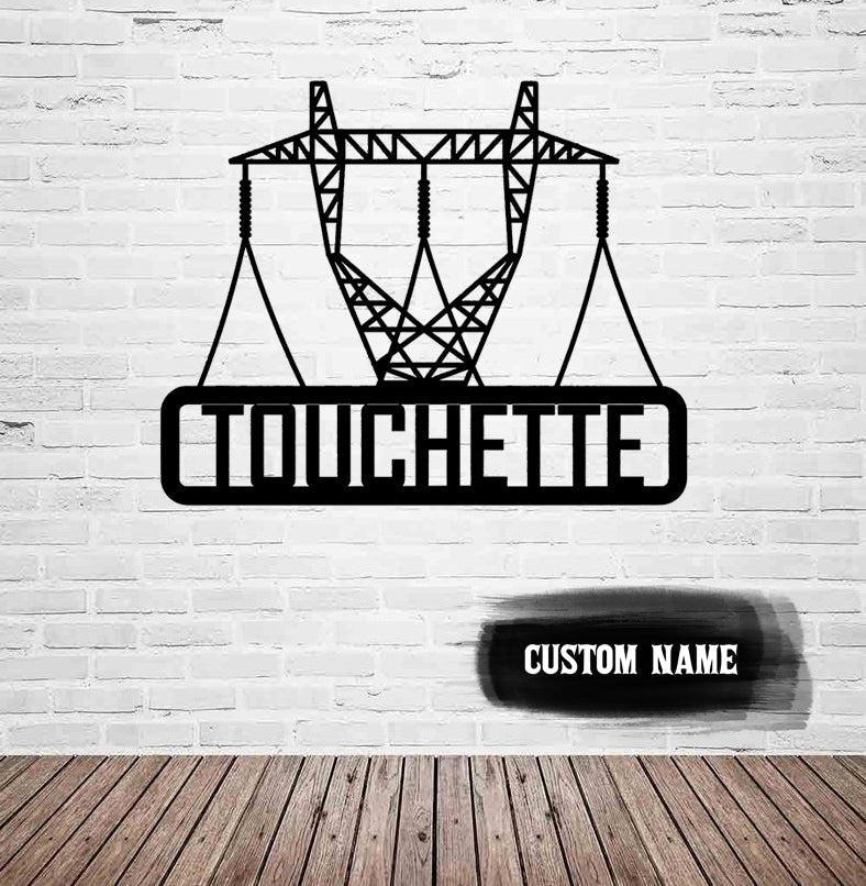 Lineman Custom Metal Sign 0 Metal Wall Art