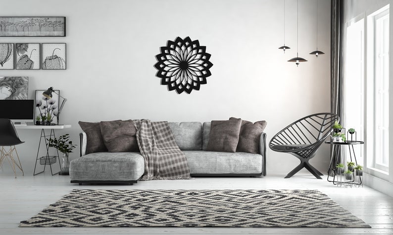 Lotus Flower 4 Metal Wall Art