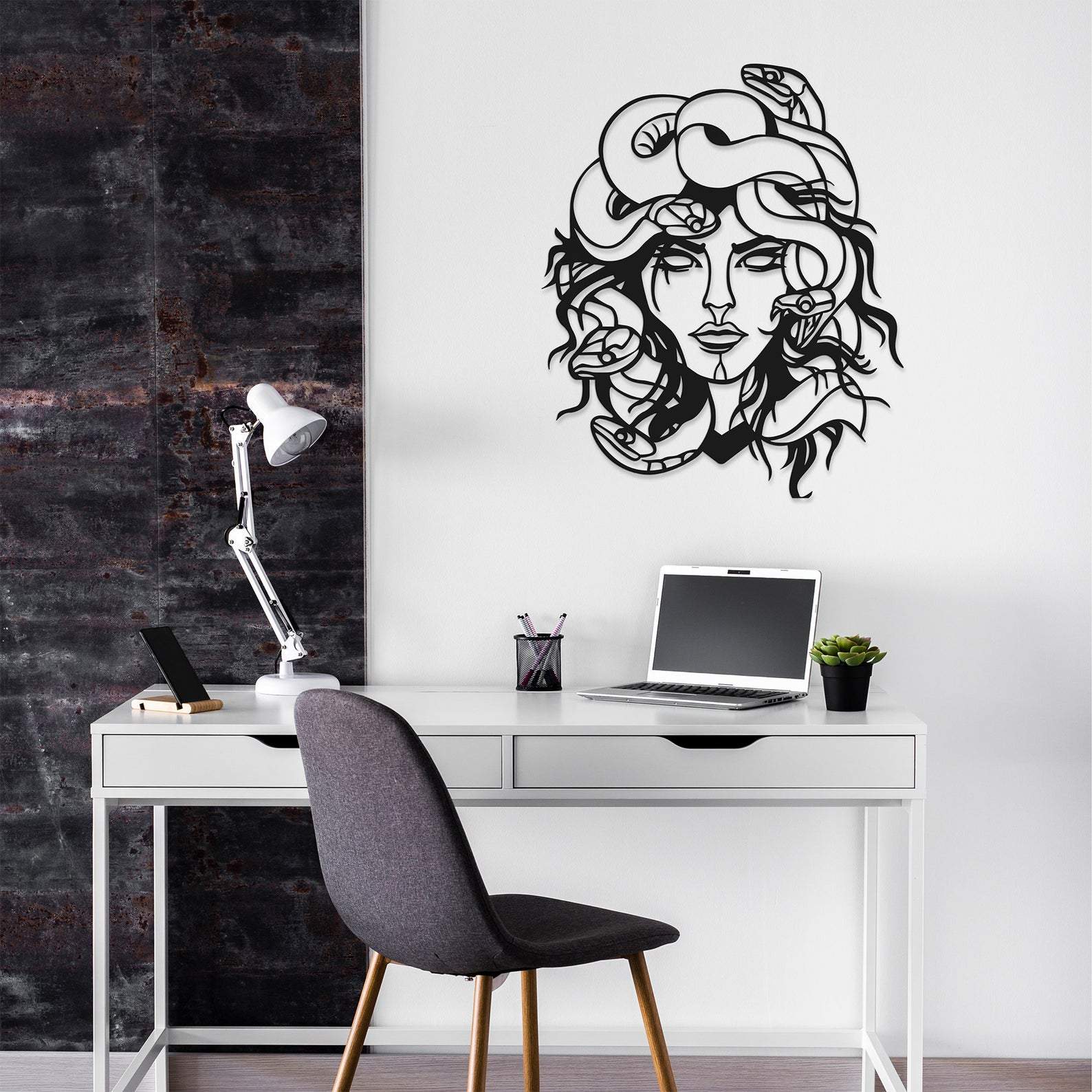 Medusa Metal Wall Art