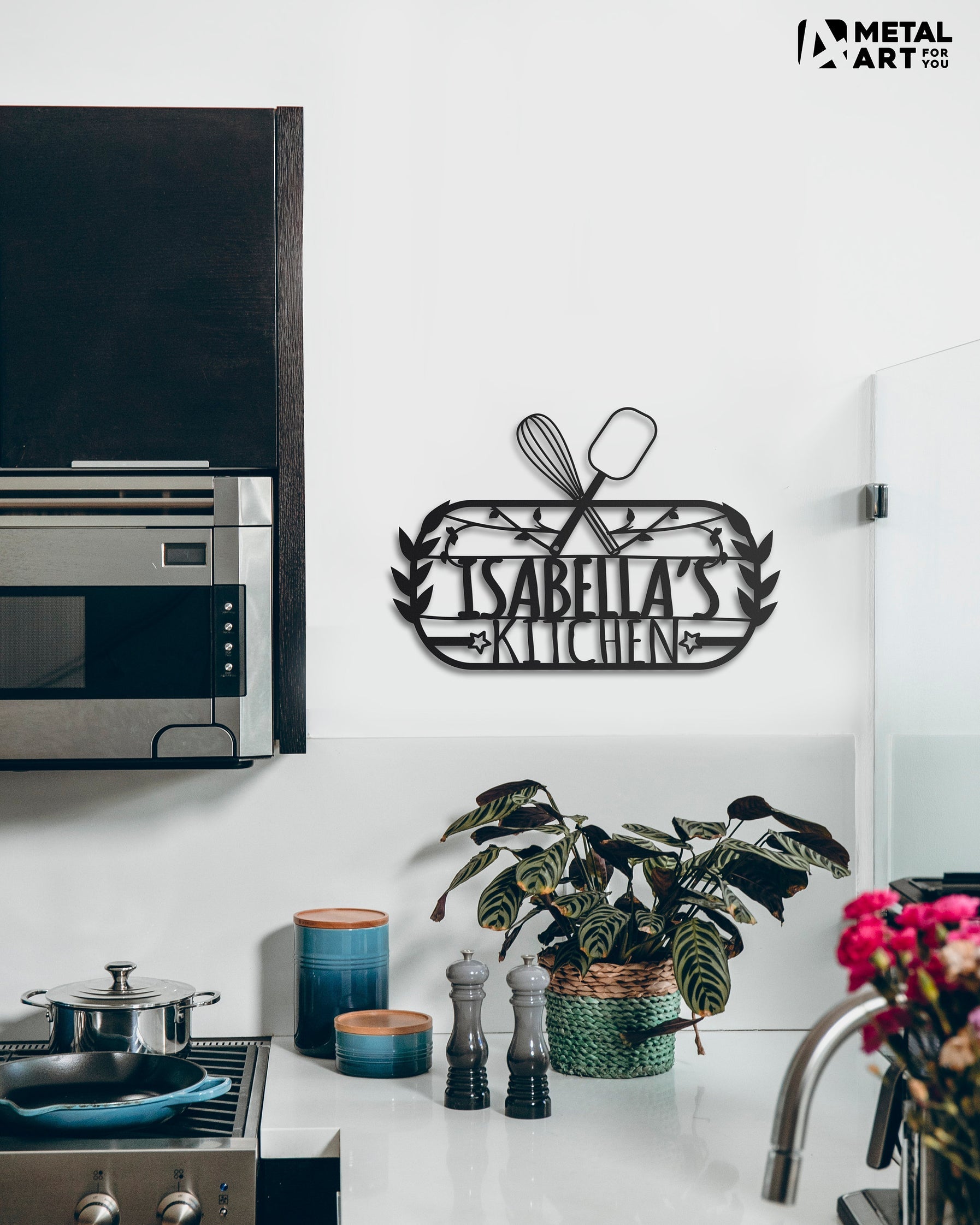 Kitchen Customized Metal Wall Art