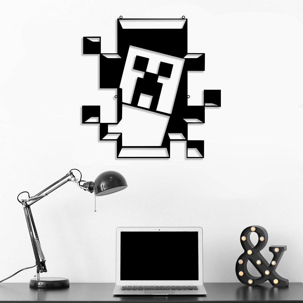Minecraft Creeper Metal Wall Art