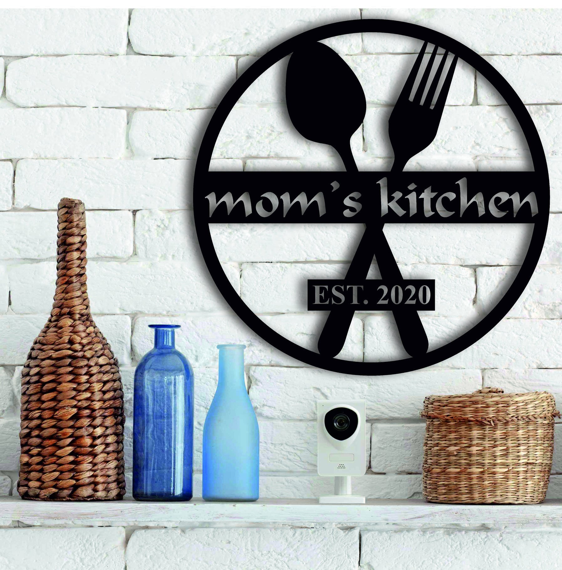Mom'S Kitchen Customized Kitchen Metal Wall Art Decor