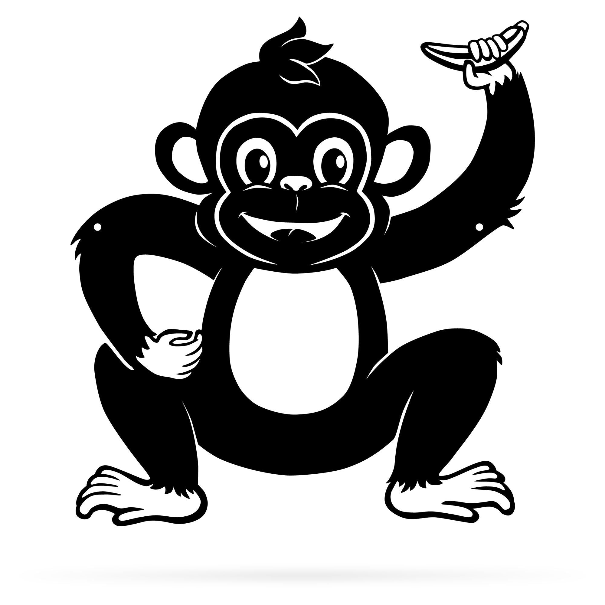 Monkey Metal Wall Art