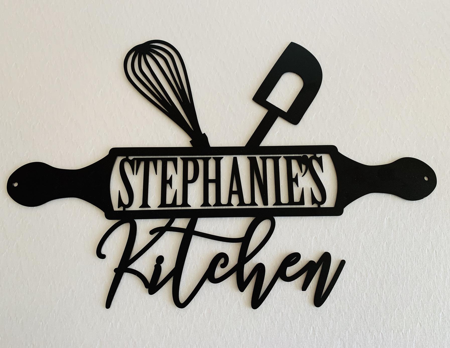 Customized Cooking Kitchen Metal Wall Art Decor