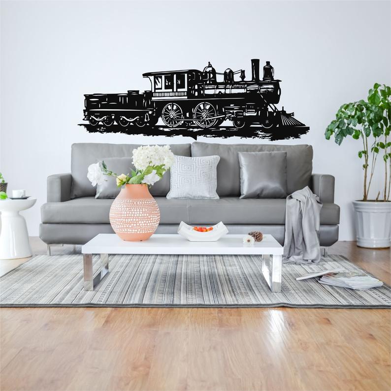 Old Train Metal Wall Art