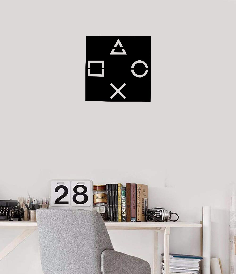 Playstation Buttons Metal Wall Art
