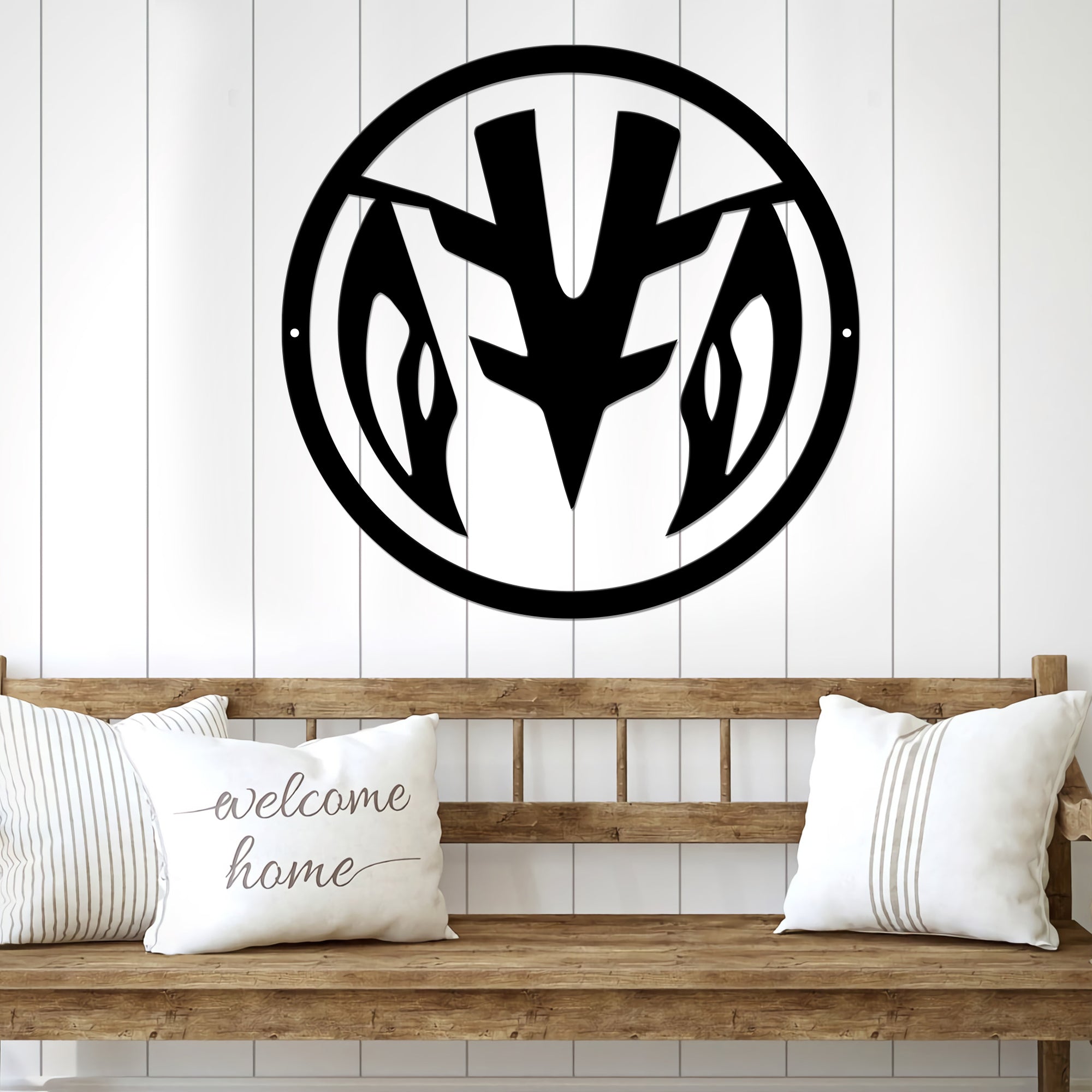 Power Ranger Metal Wall Art