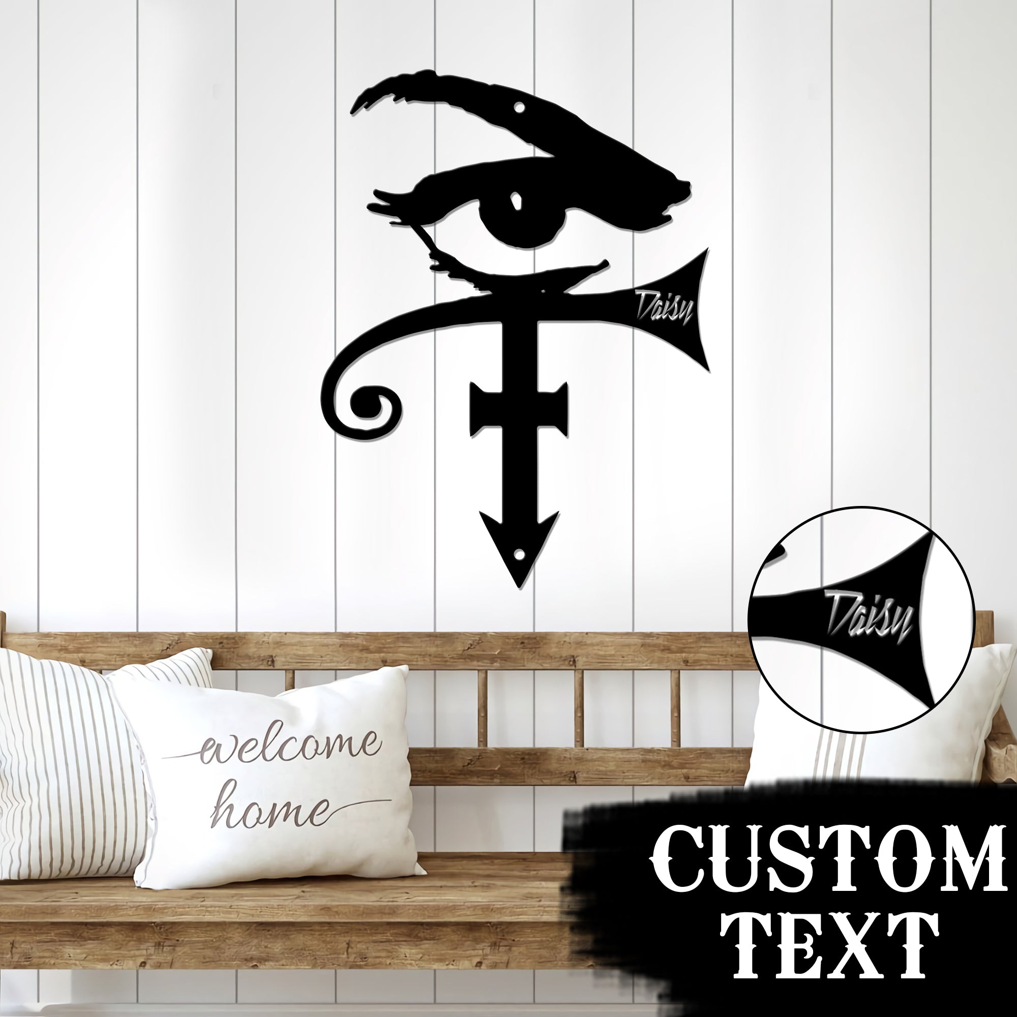 Prince Symbol Metal Wall Art