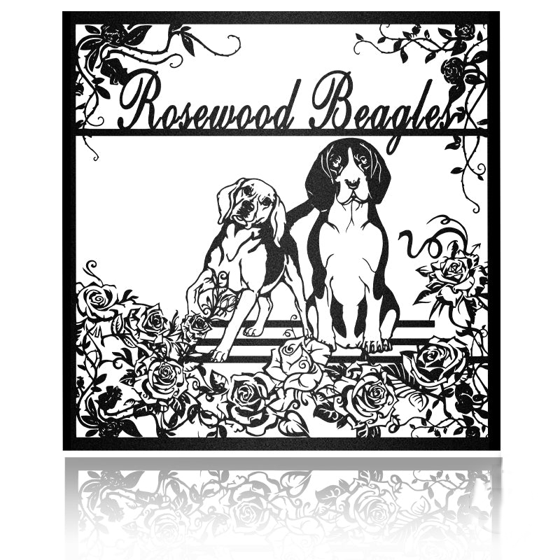 Custom Dog House Metal Sign Metal Wall Art