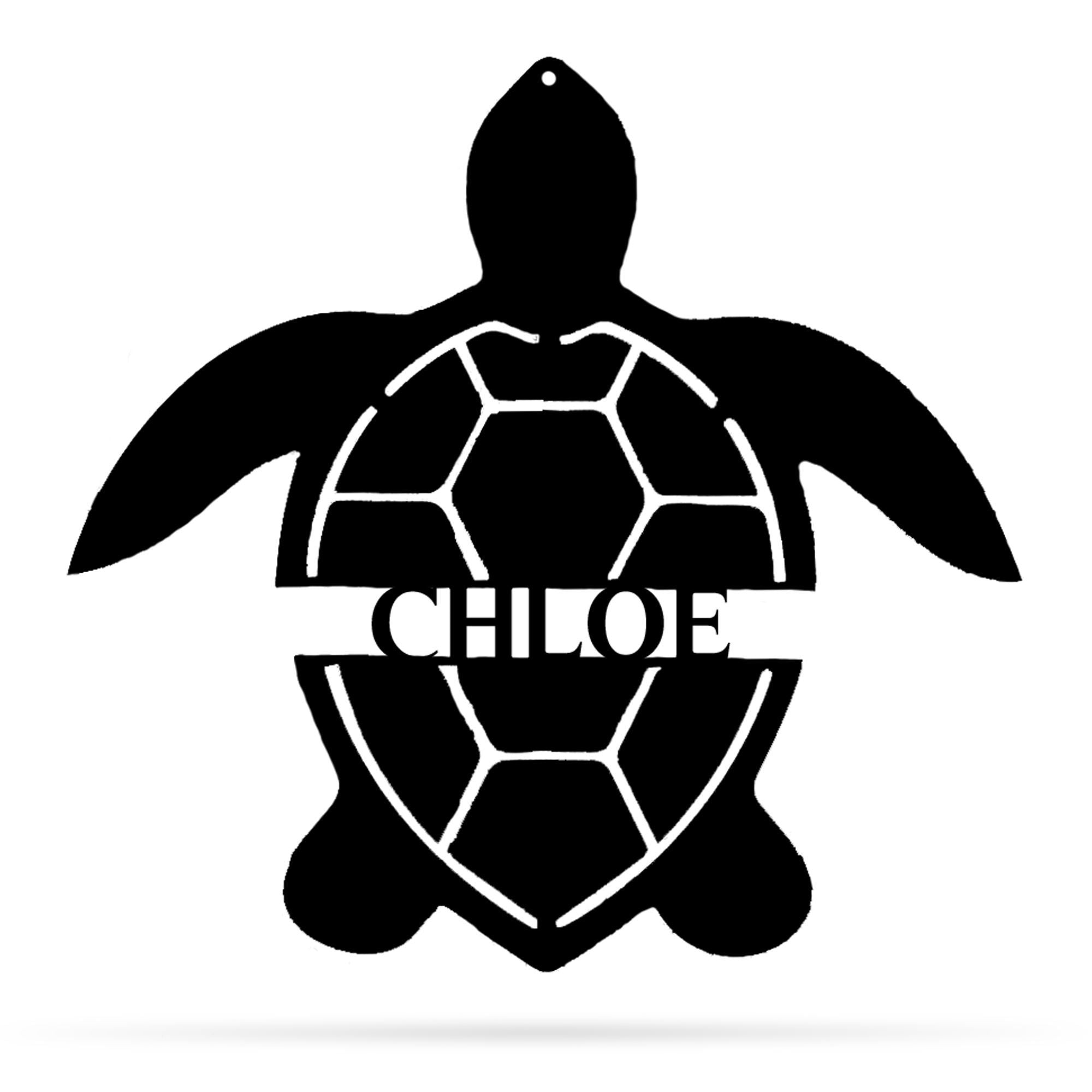 Sea Turtle Metal Wall Art