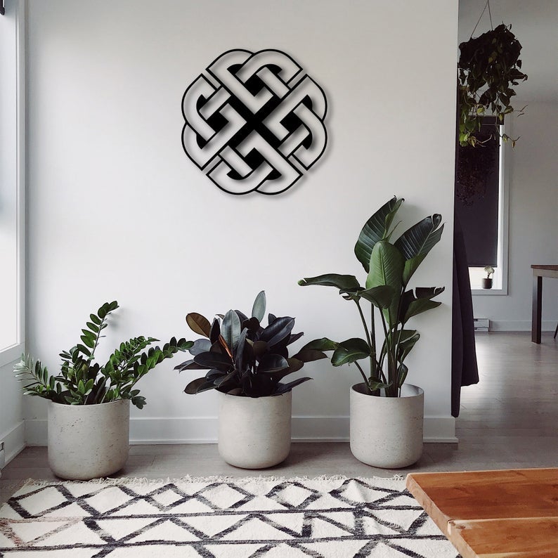 Shiel Of Odin Valknut Viking 0 Metal Wall Art