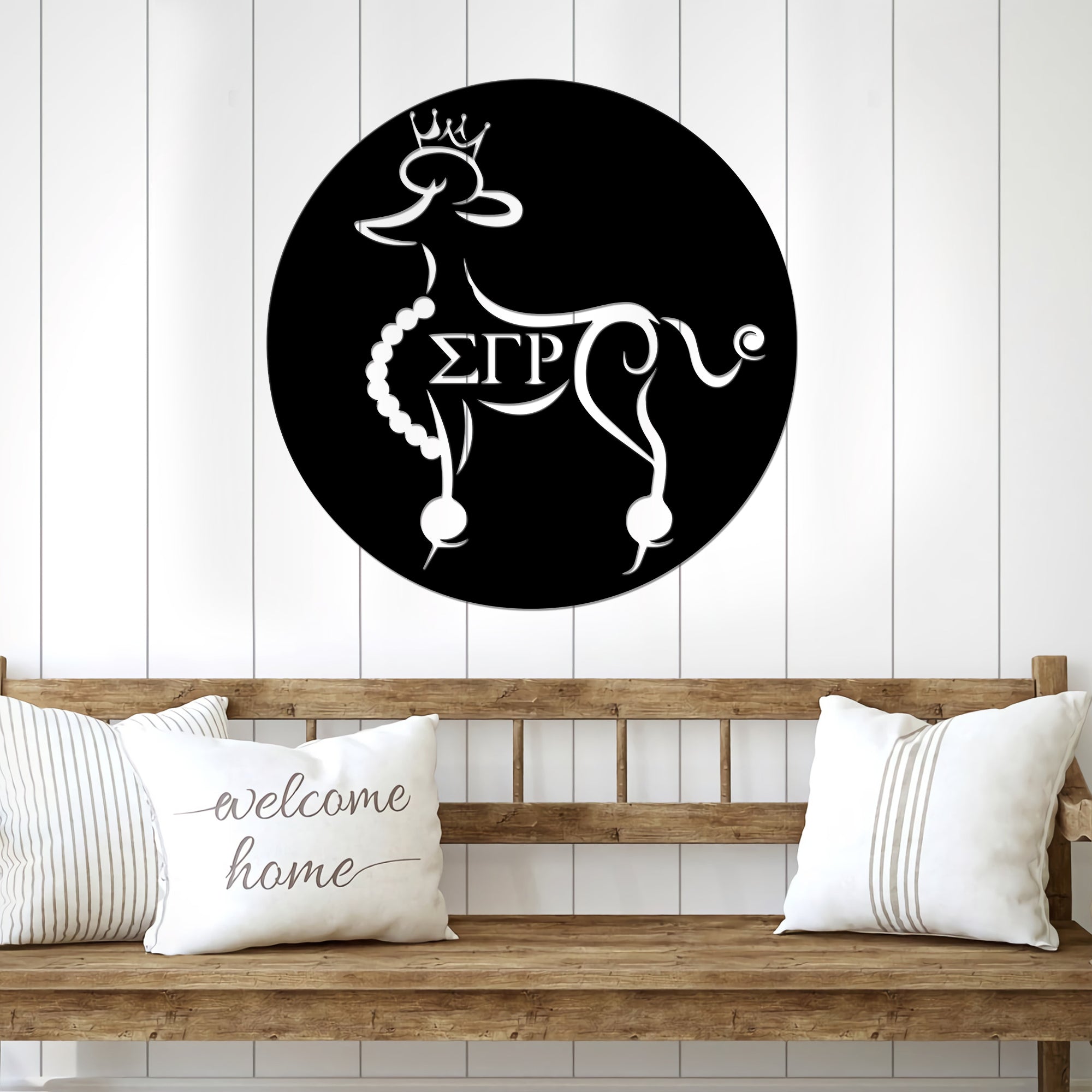 Sigma Gamma Rho Metal Wall Art