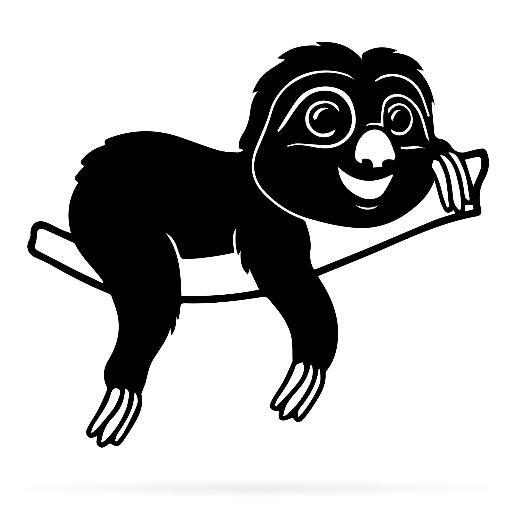 Sloth Metal Wall Art