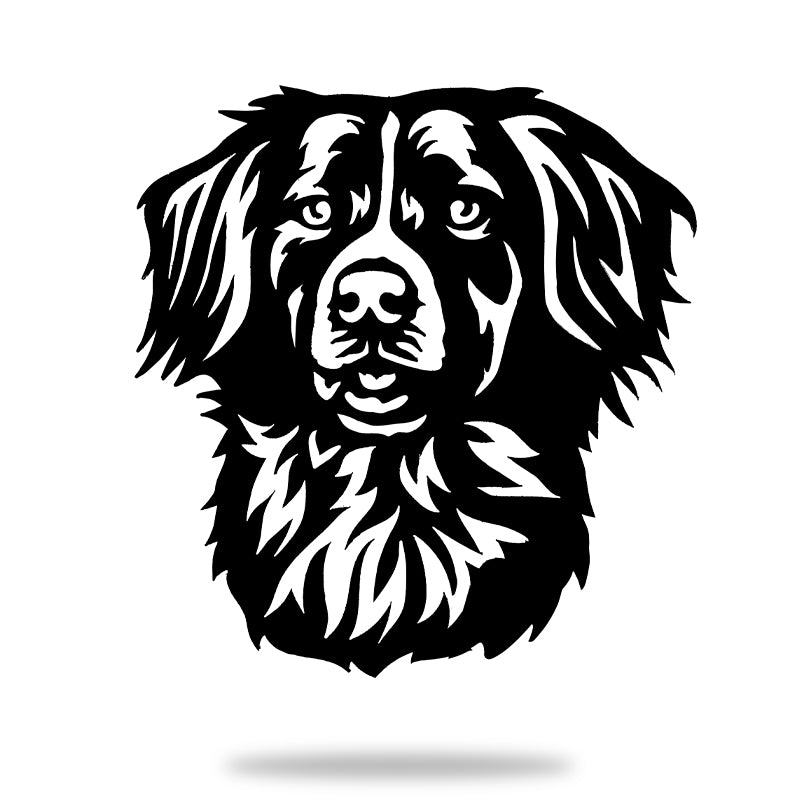 Sprollie Dog Rustic Garden Art Sculpture Dog House Sign Metal Wall Art