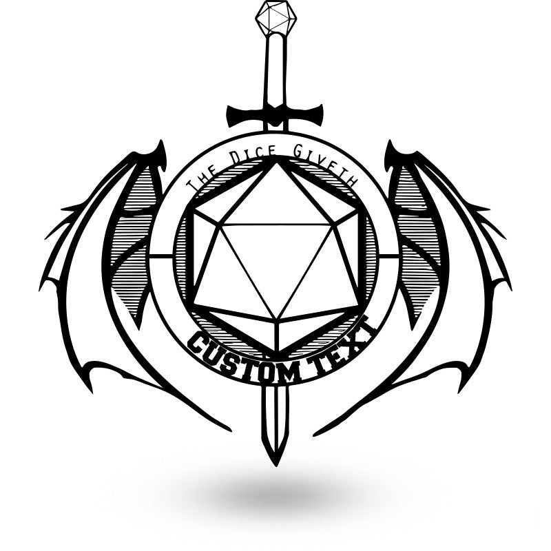 The Dice Giveth Metal Wall Art